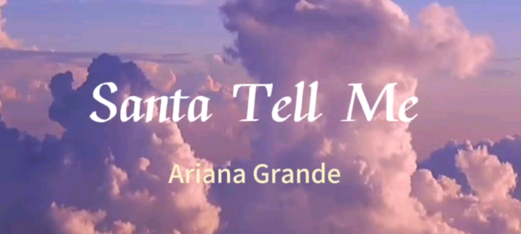 “圣诞节快到了，我不允许你还没有听过  这首 超好听 的圣诞神曲。“｜《Santa Tell Me》