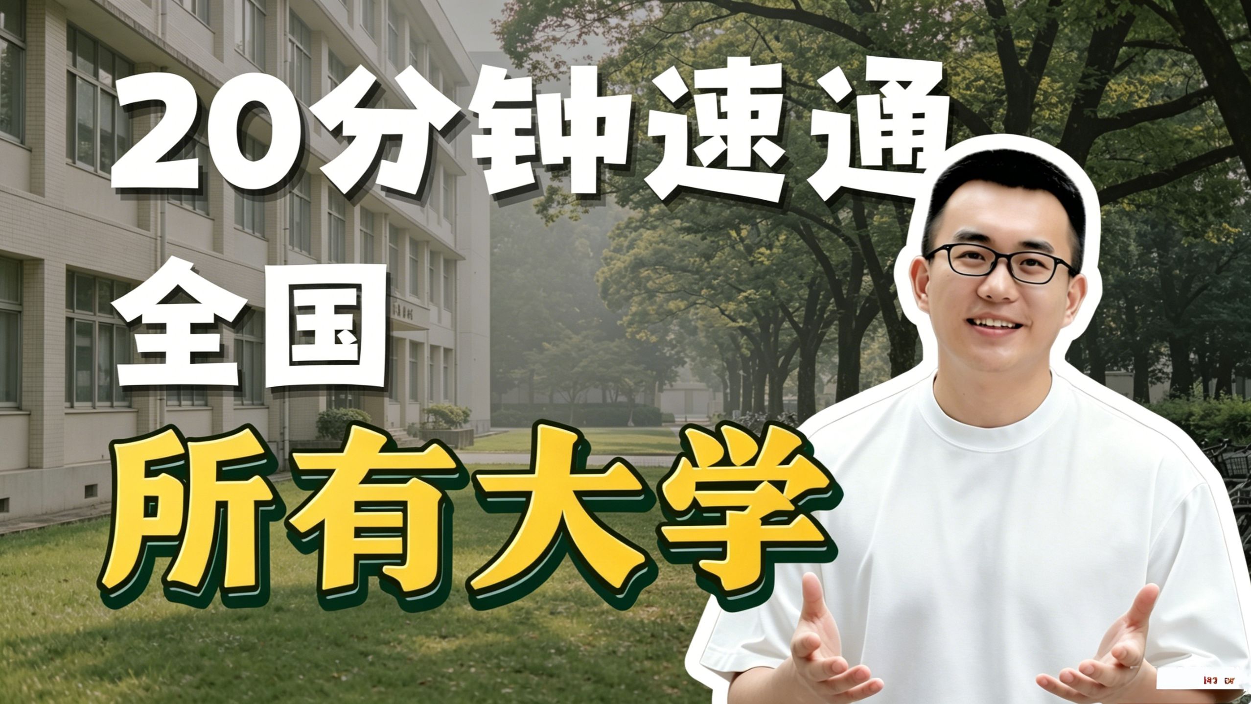【2026高考志愿】20分钟，带你速通全国所有大学