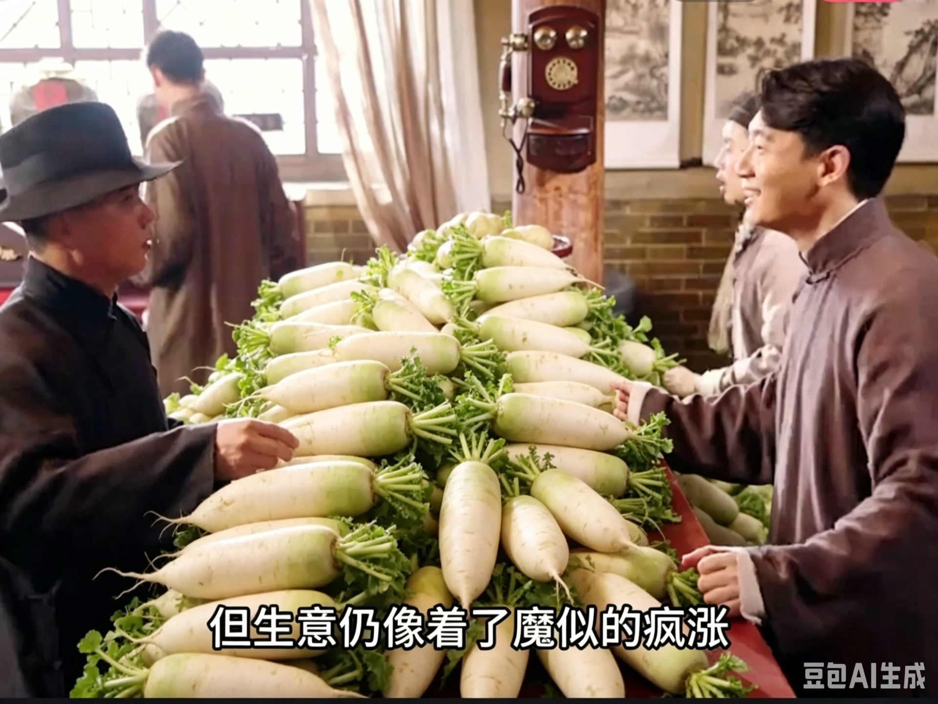 饥荒四起的年代，酱菜铺竟囤了上万斤萝卜
