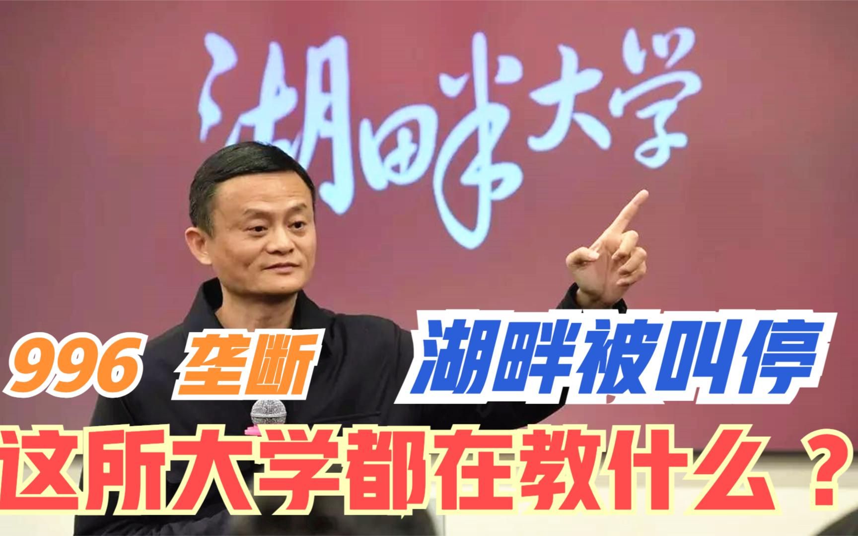 湖畔大学为何被叫停？看毕业的老板都做了些什么，就知道了！
