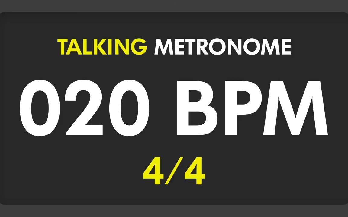 Talking Metronome - 人声节拍器