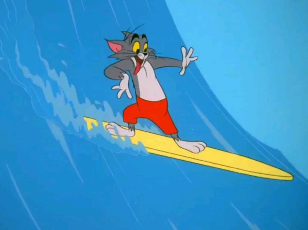 【猫和老鼠】"冲浪猫" Surf-Bored Cat（1967）