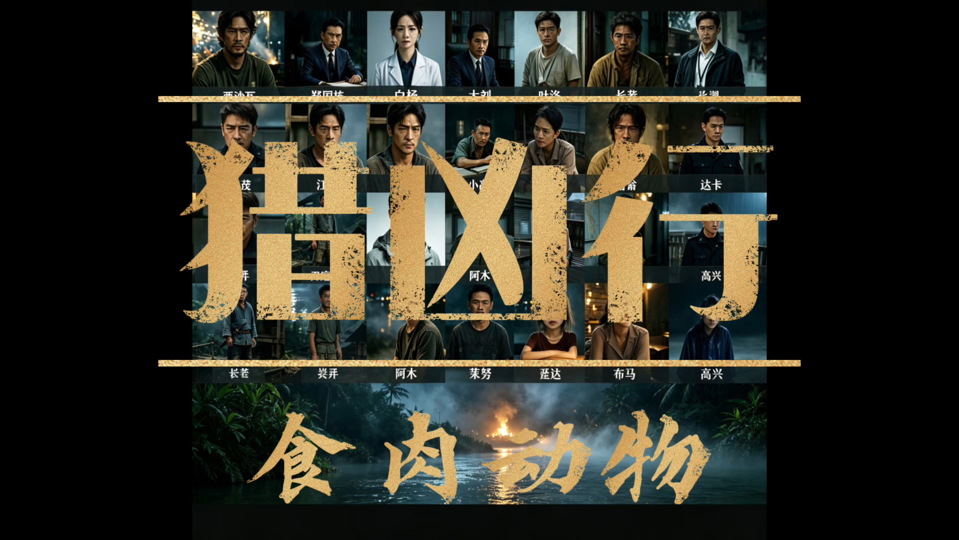 跨境社会派悬疑｜中南半岛三部曲之《猎凶行·食肉动物》先导预告片｜边境之下，善恶无声