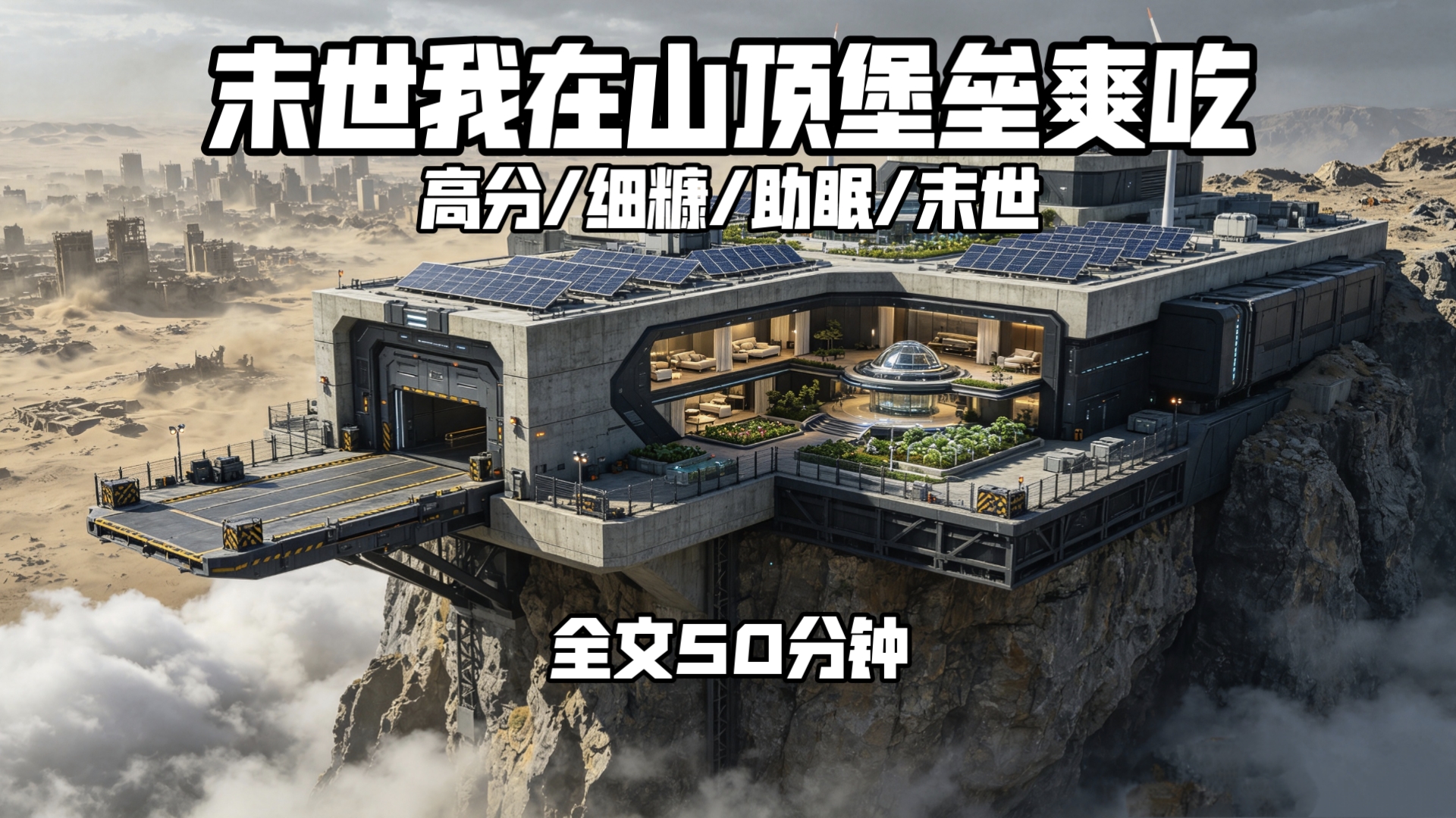 一口气看完末世我在山顶堡垒爽吃【全集】高分末世细糠系列