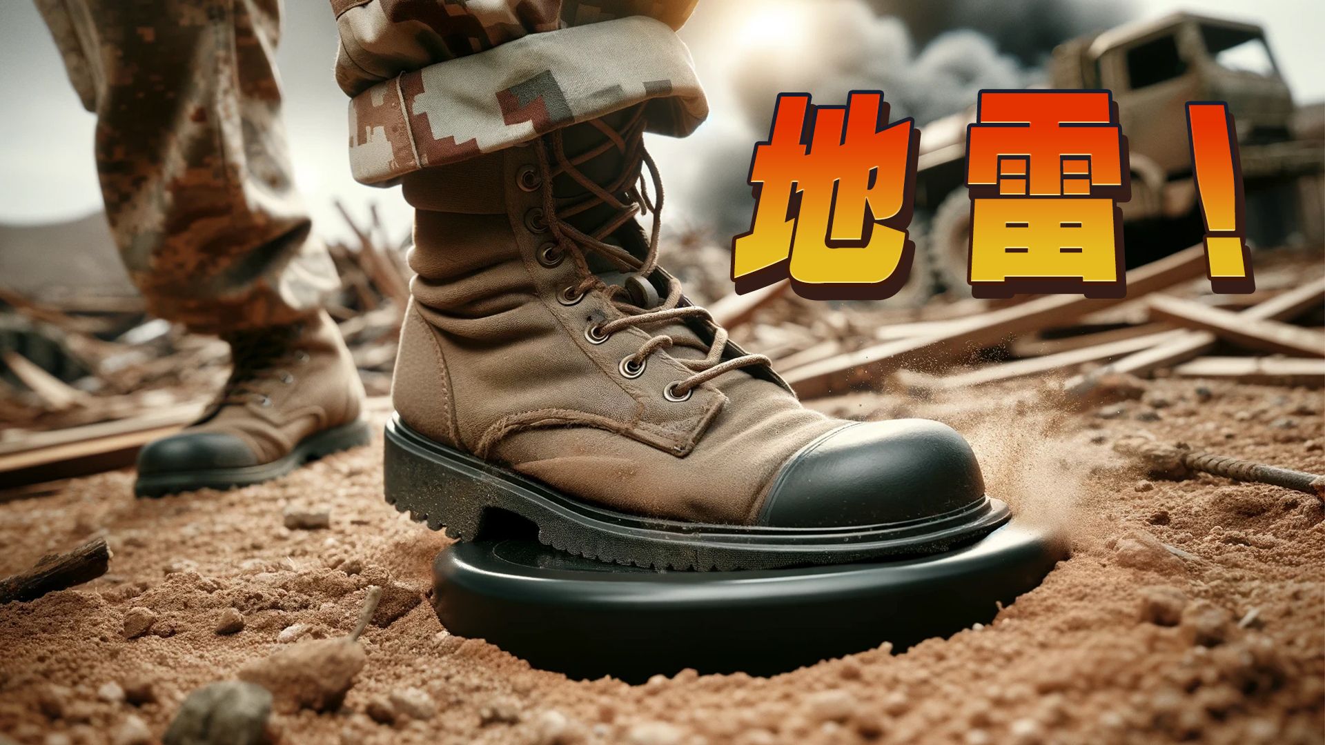 踩到地雷了怎么办？在线等，急！【武器的进化】