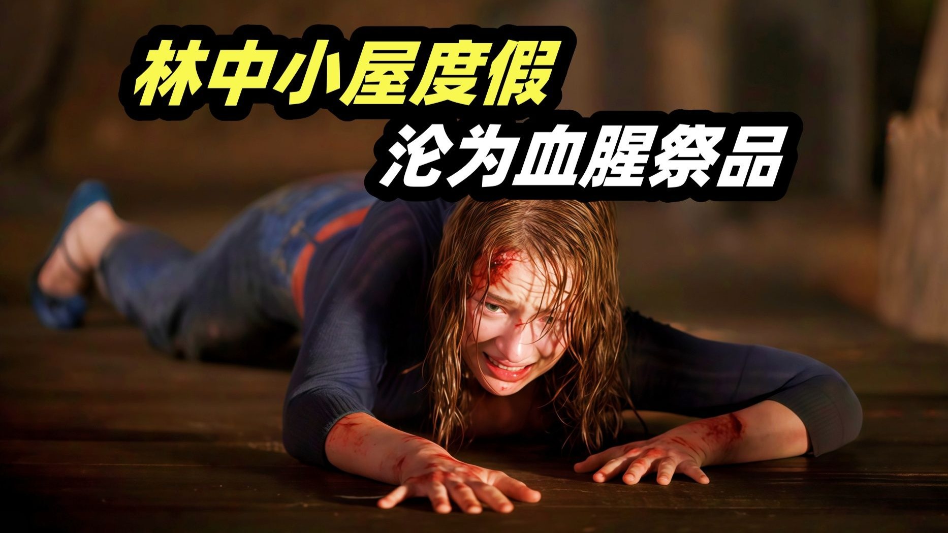 年轻男女自驾游，最终沦为血腥祭品，一部电影包含上千种鬼怪，经典恐怖电影《林中小屋》