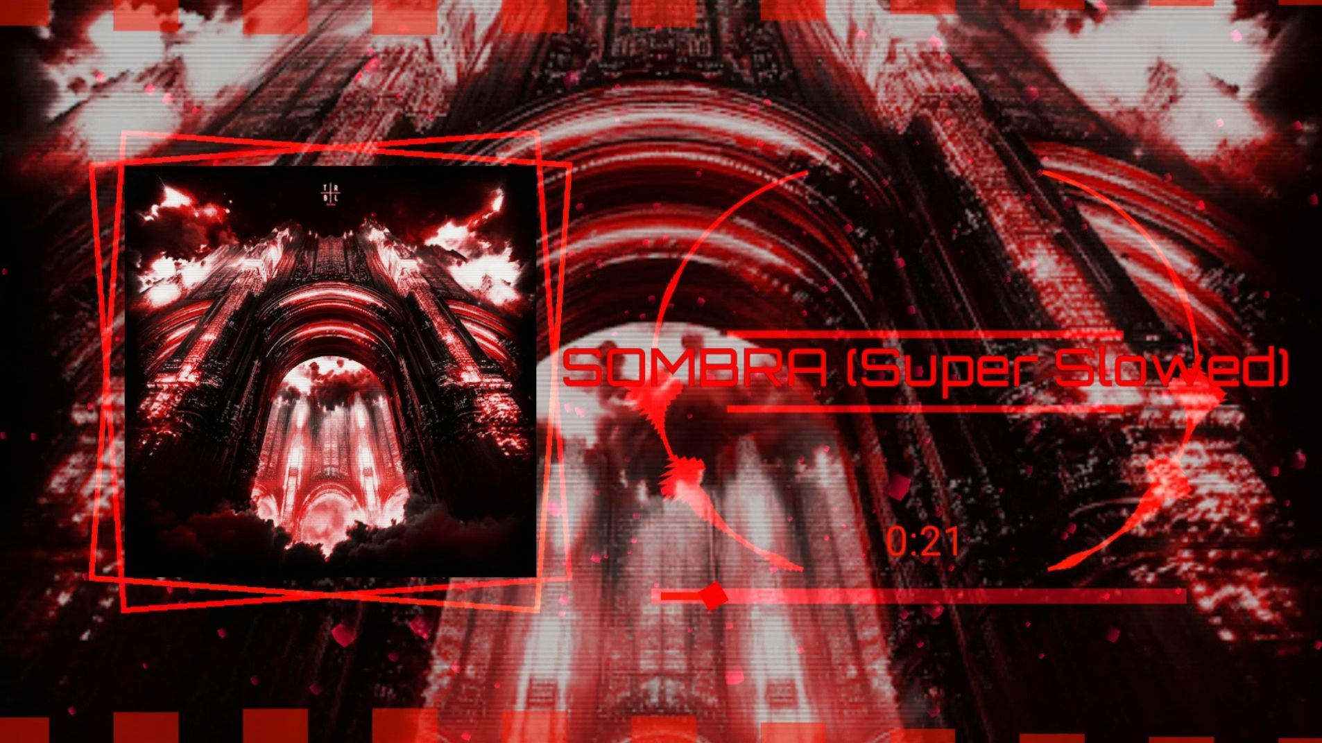 ⚡全站首发⚡[音频可视化]外网爆火巴西FUNK神作——SOMBRA(Super Slowed)