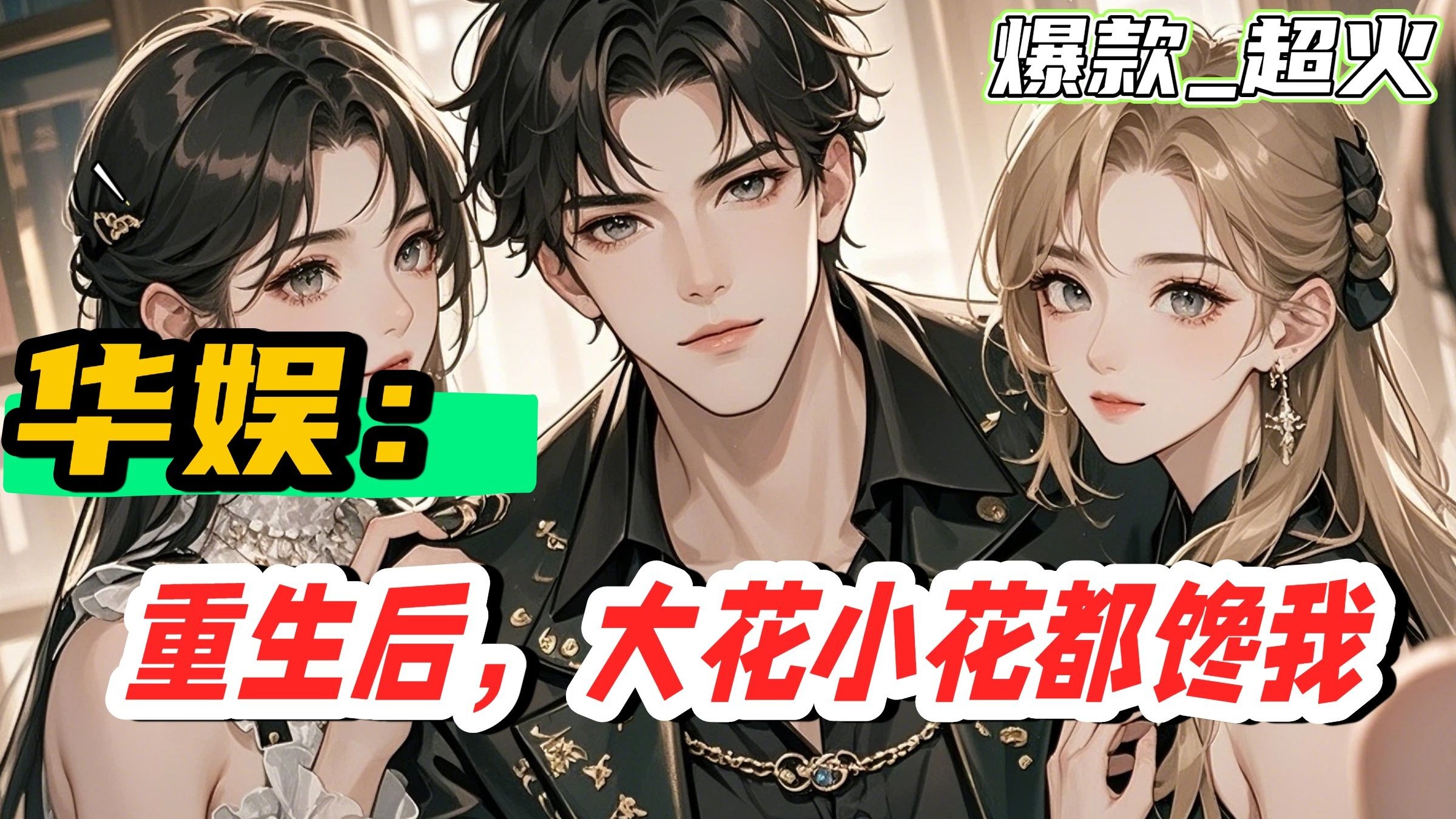 【华娱：重生后，大花小花都馋我】18岁导演在戛纳获奖，他周旋于多位女星之间，用资源换取亲密关系，在娱乐圈快速崛起。故事融合商战、多角情感纠葛及暗黑交易，展现天才