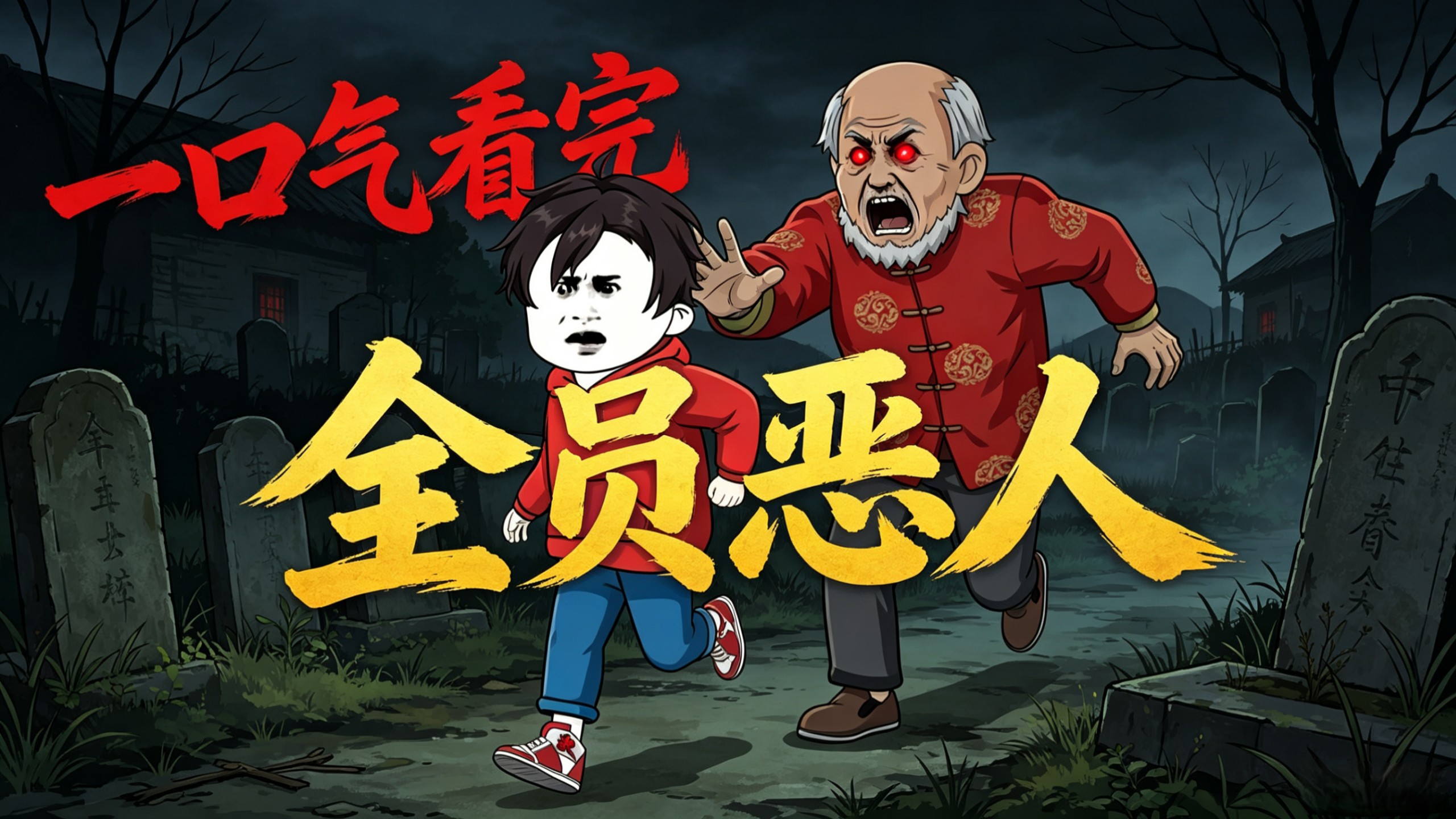 一口气看完《全员恶人》合集。