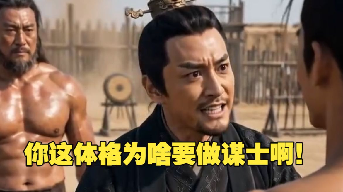 我宣布这是今年AI短剧最搞笑的本，简直梗上长了个剧！鬼知道我笑了有多久~#打不爆吕布的谋士算什么穿越者啊