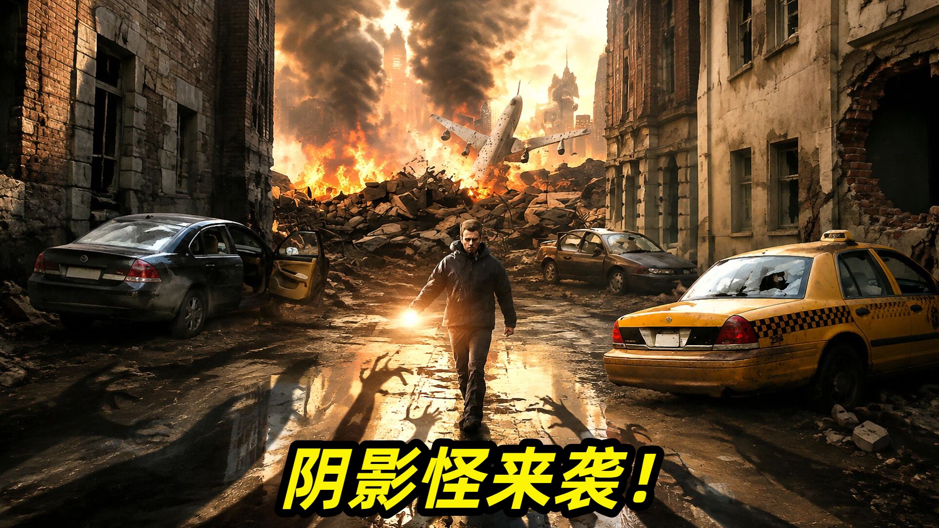 【阿奇】未知生物入侵城市，能够操纵影子吞噬人类/小众末日电影《第七街》