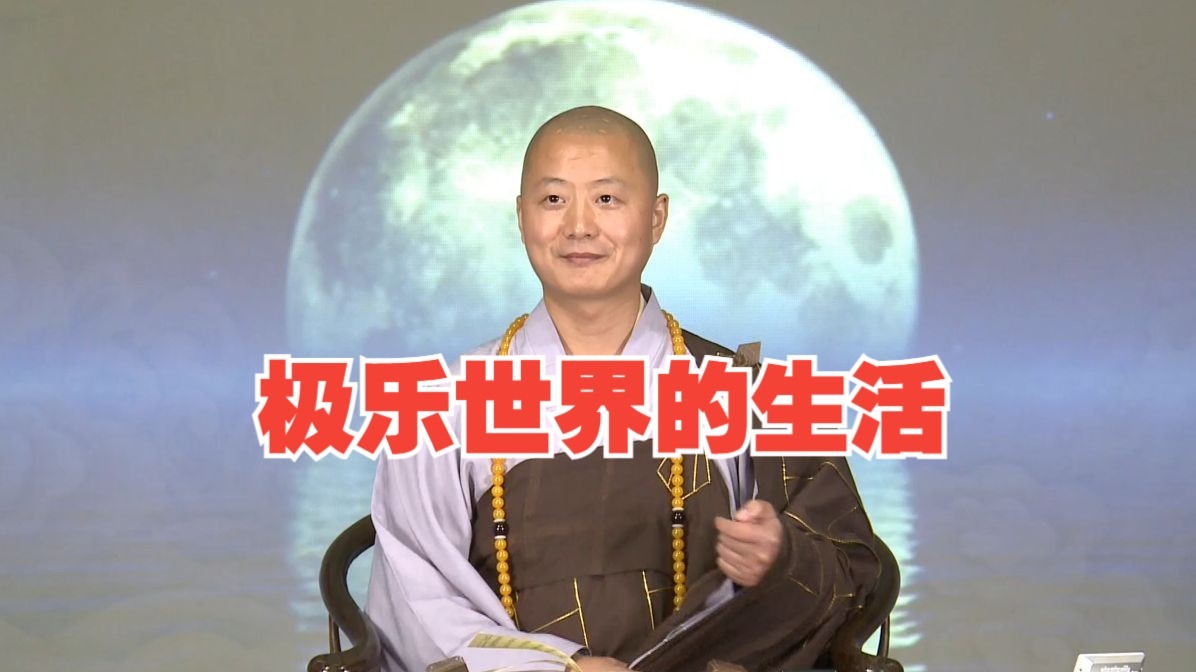 在极乐世界，过的是什么样的生活？非常科幻，身影是透明的，一念就能去旅行 - 仁山法师