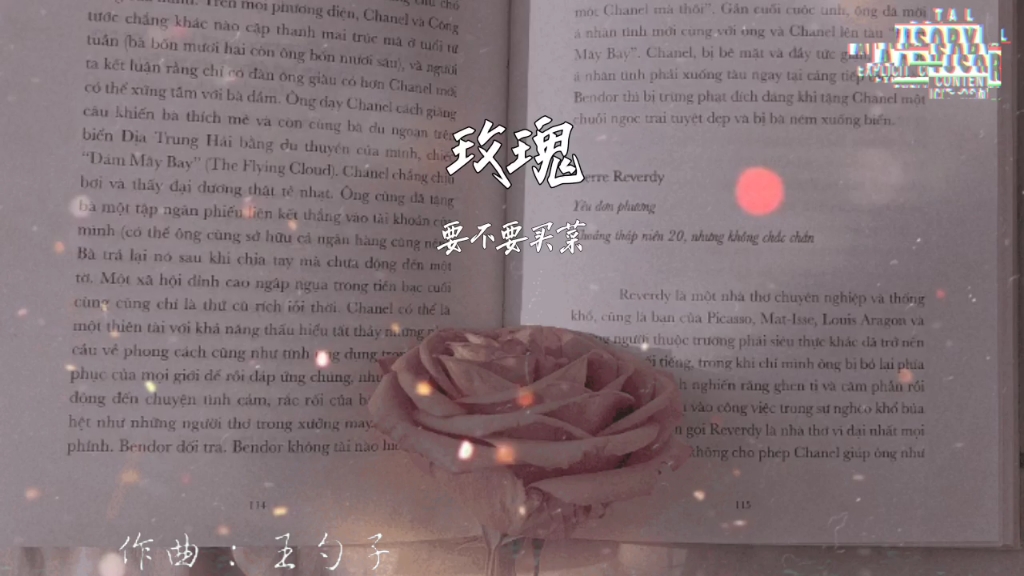 要不要买菜 - 玫瑰 『她说玫瑰 玫瑰 是危险的暧昧』