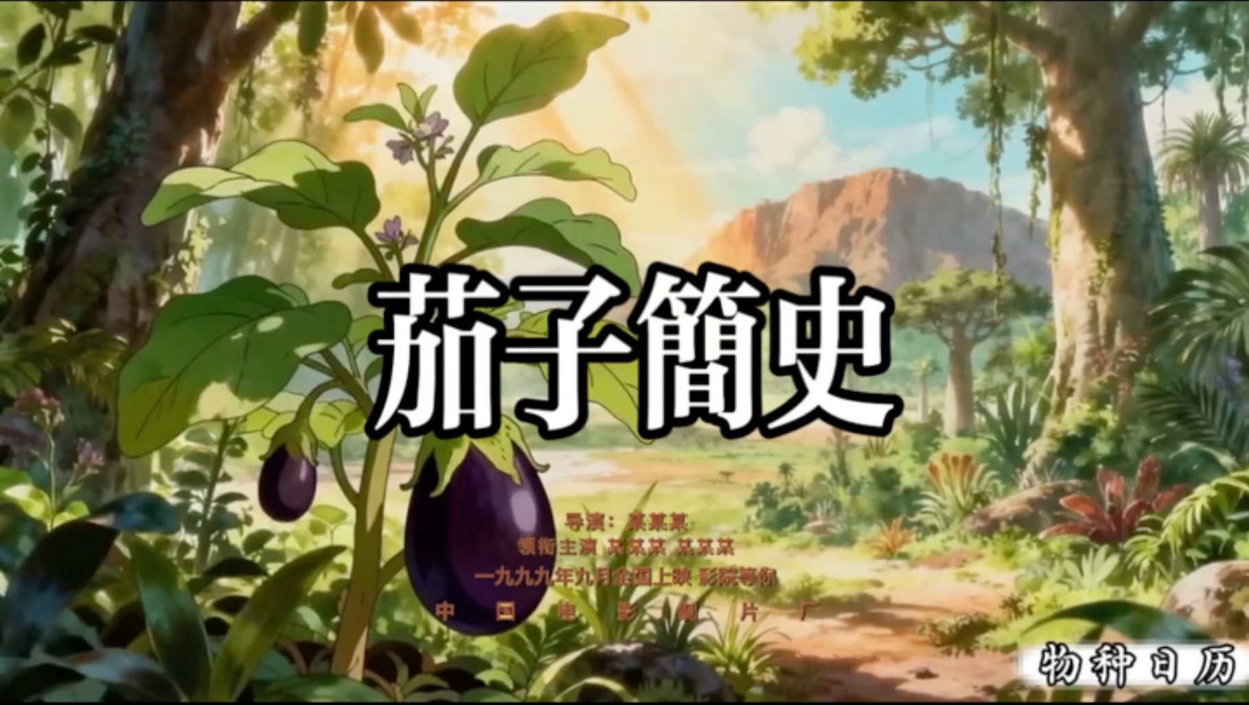 茄子简史#科普 #涨知识 #原创作品 #治愈系#茄子
