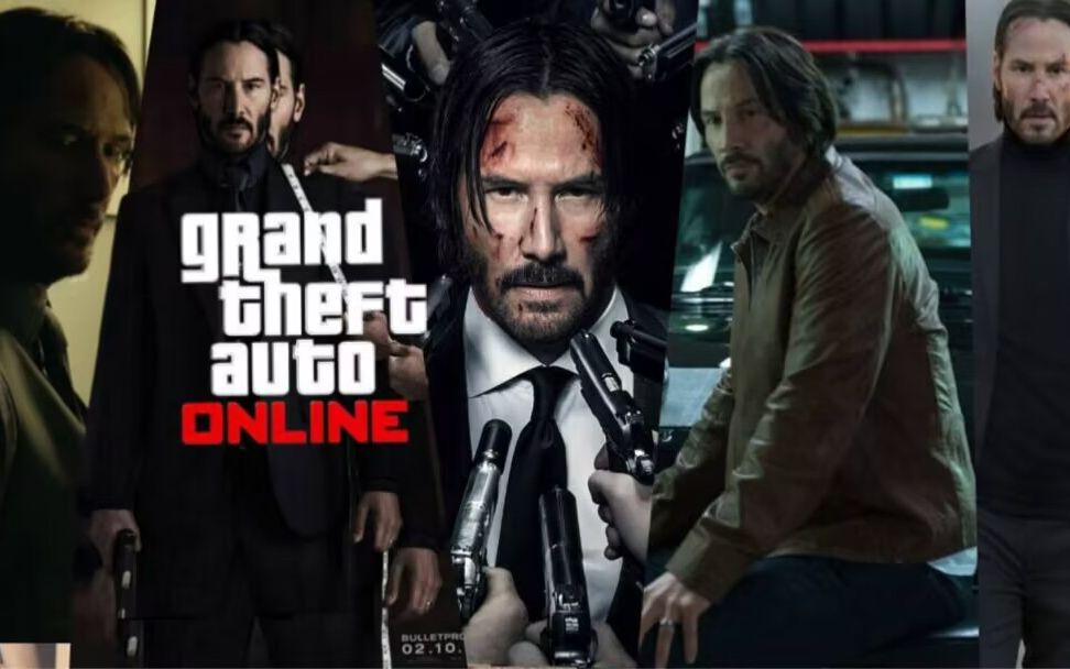 【GTAOL】John wick经典穿搭及座驾，在洛圣都人人都可以做john wick