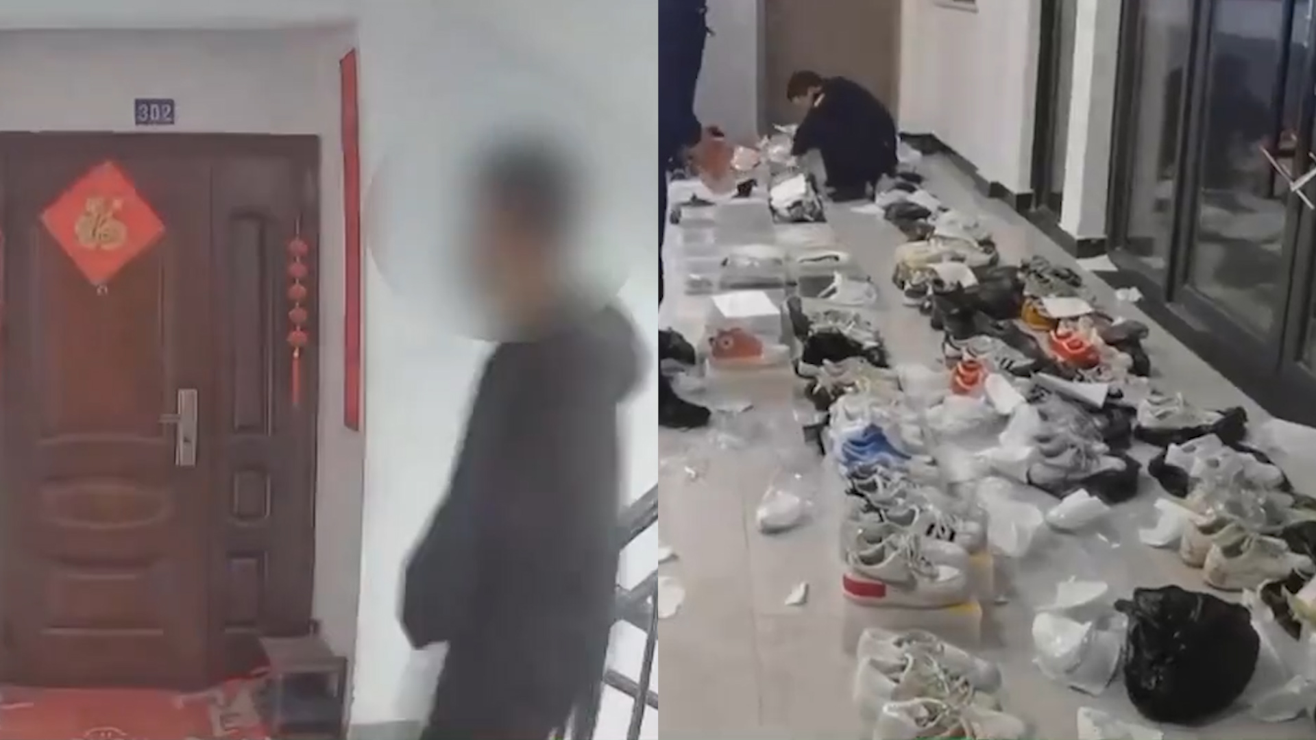 男子偷鞋上瘾2年顺154双，家中鞋盒摆满精心收藏，还注明从哪偷的