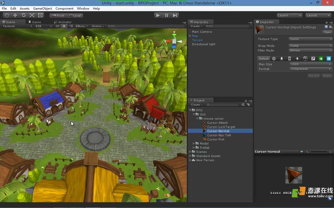 【Unity】Unity3D RPG游戏黑暗之光讲解