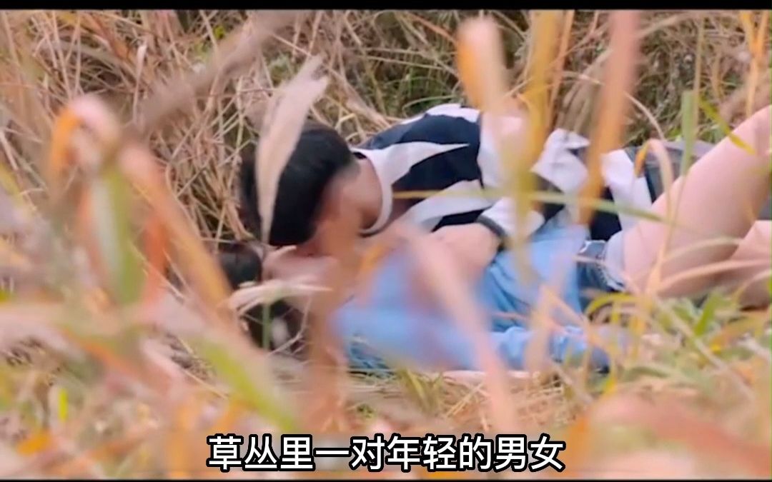 男孩和女孩在草丛里打扑克，不料被同学拍下并宣扬