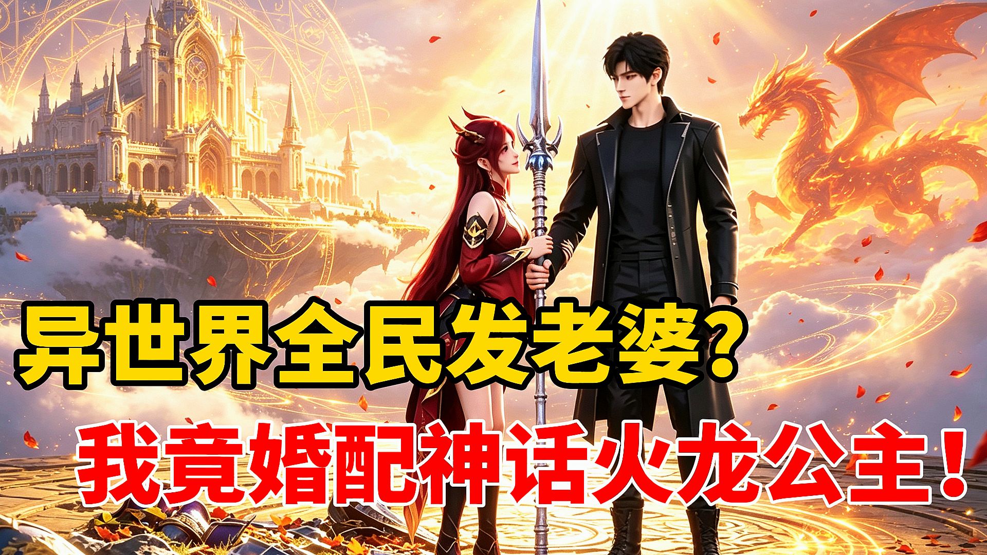 【59小时有声书爽文】异世界全民发老婆？我竟婚配神话火龙公主！勘破盲盒虚妄，御火龙龙骑士，横扫万千妖物……