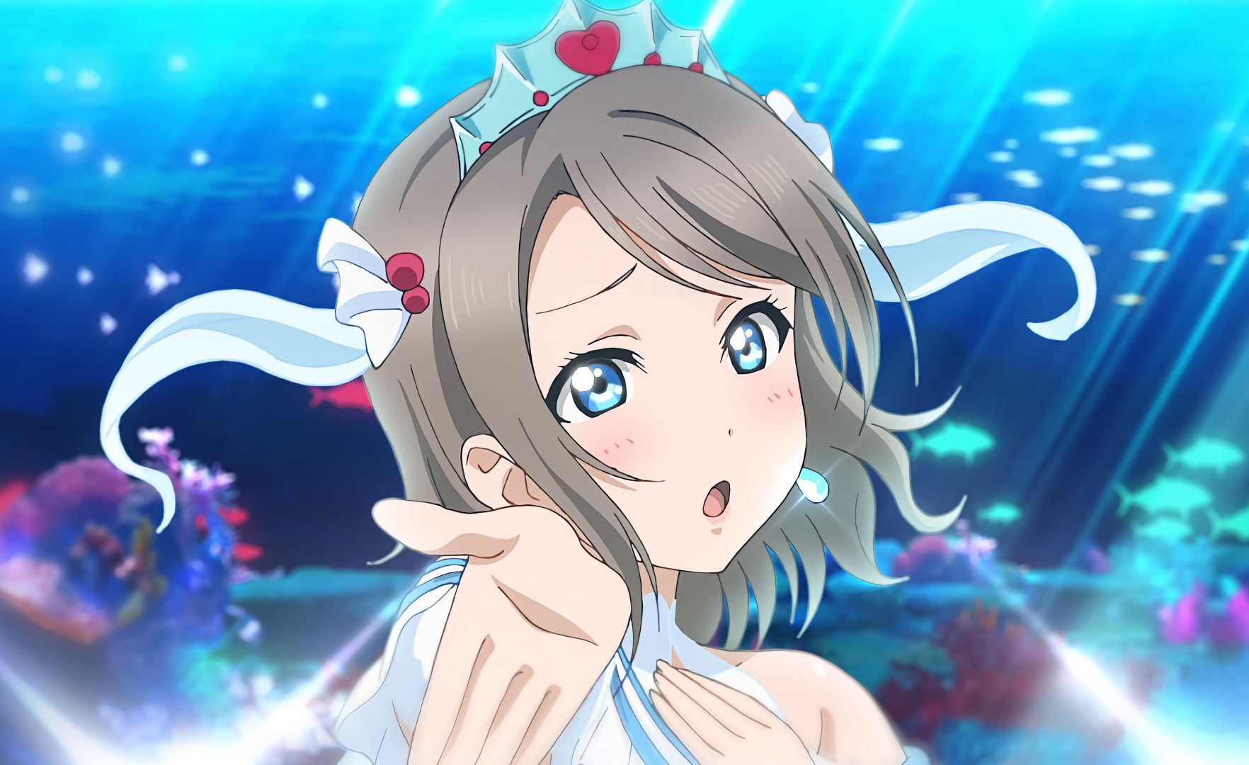 【4K修复】想在水族馆里恋爱 Love Live! Sunshine!! Aqours - 恋になりたいAQUARIUM