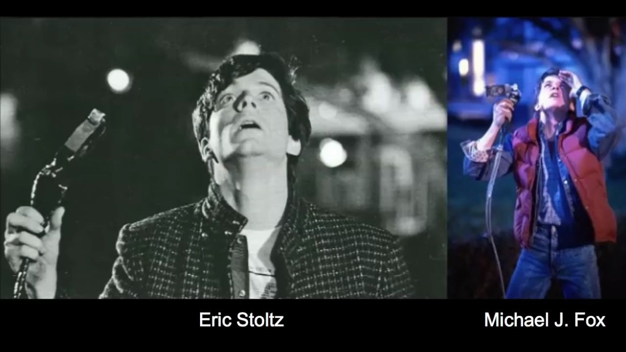 回到未来电影对比 被替换的埃里克斯托尔兹 Eric Stoltz vs Michael J. Fox Back to the Future Comparison
