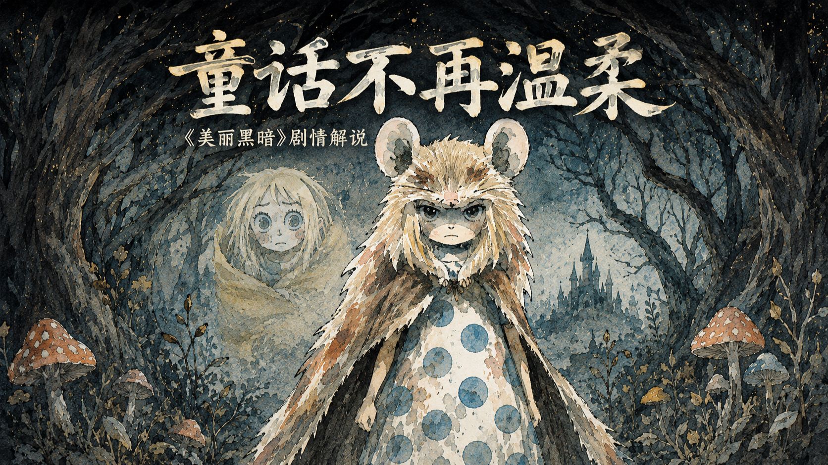 画风越温柔，故事里的恶意越刺痛人心！《美丽黑暗》剧情解说