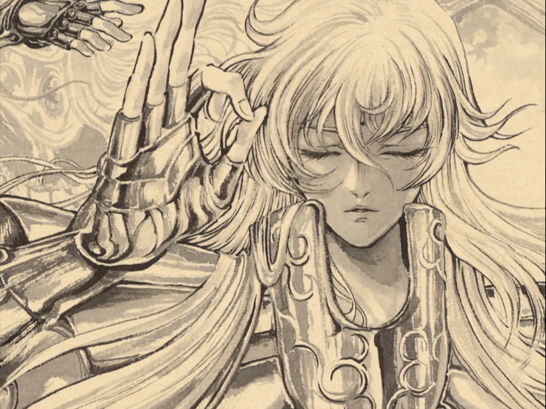 《圣斗士星矢冥王神话LC》水墨手绘卷轴全记录