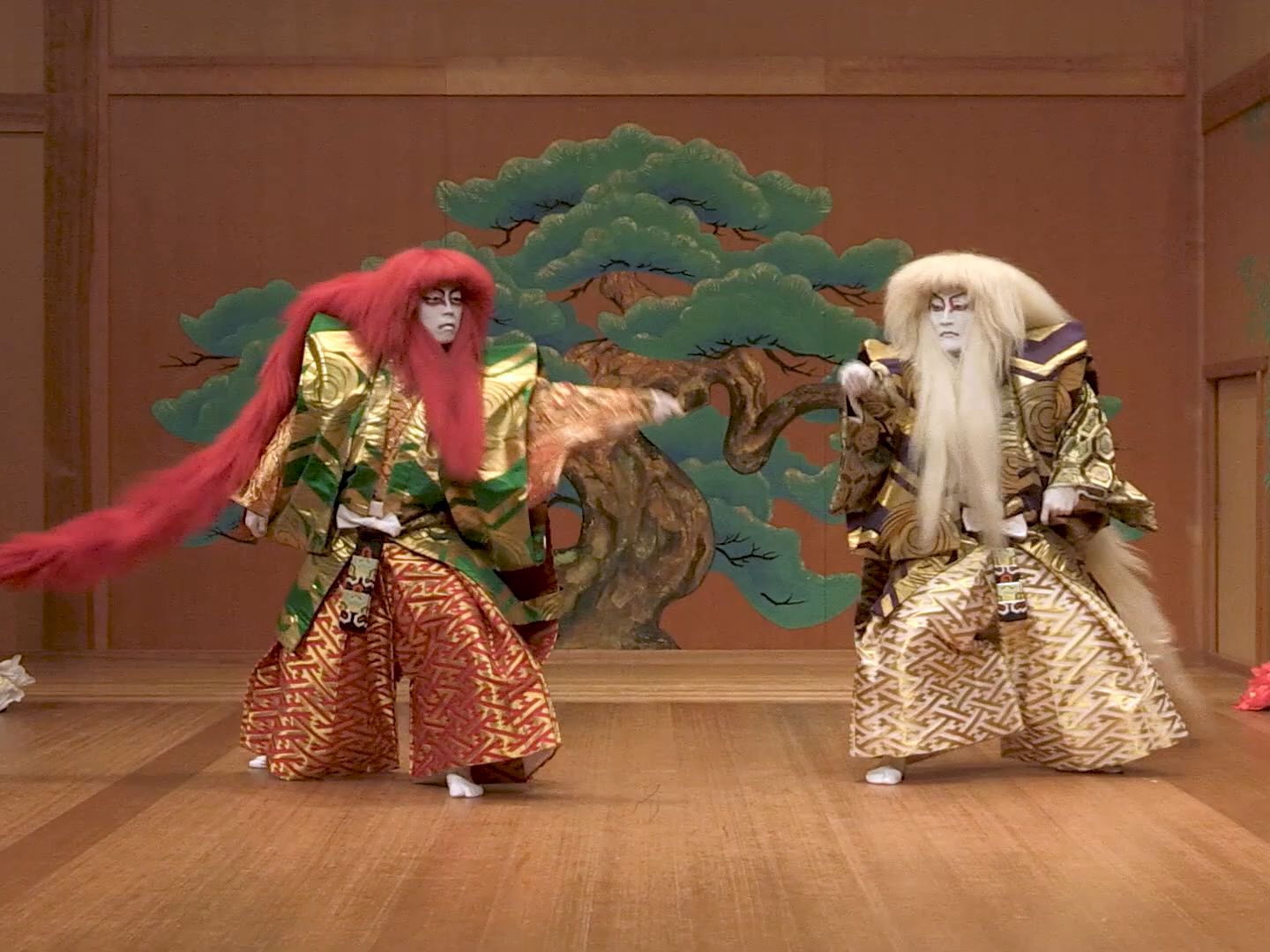 歌舞伎舞踊　連獅子 KABUKI  TWO LION  掛け声解説付き_1080p