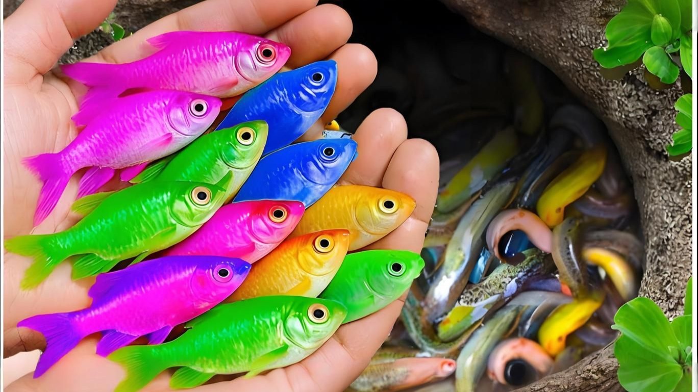🐢🐟🐠 迷你池塘捞鱼奇遇记：龟宝宝/可爱小鱼/神奇铅笔鱼/尼莫小丑鱼/呆萌蝌蚪 全Get！