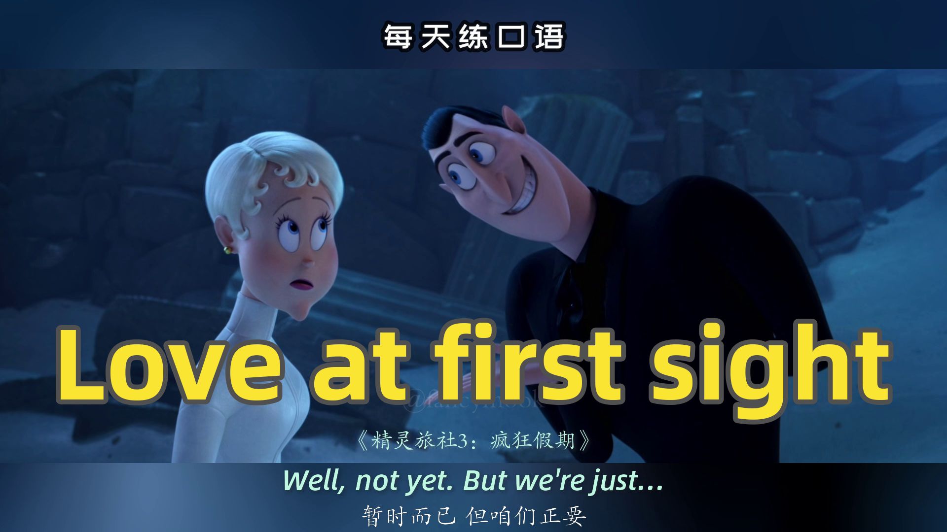 【A546】看电影学英语口语~Love at first sight