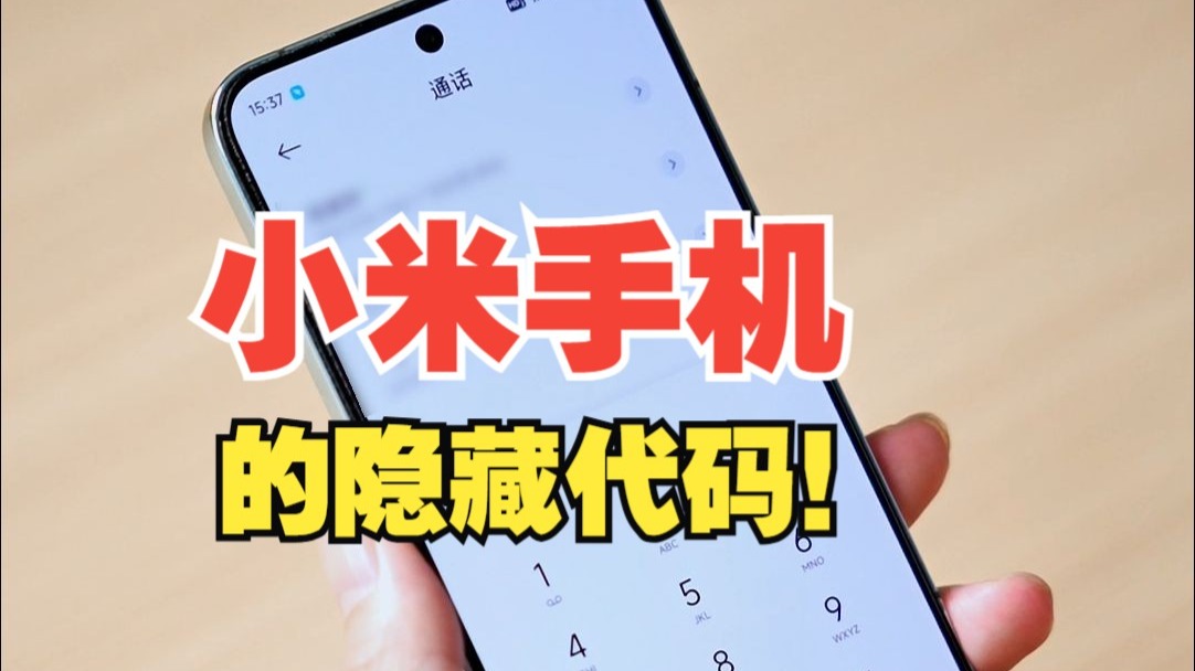 小米手机背后隐藏的神秘代码！【绿联】