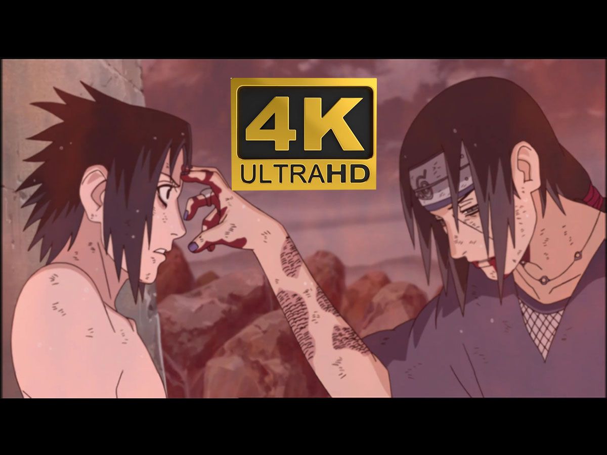 【4K】佐助VS鼬无对话纯战斗，一场高难度的放水