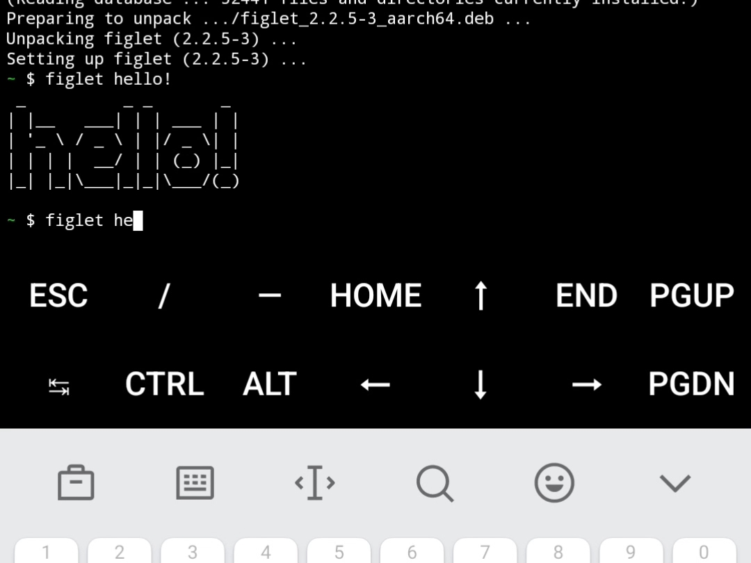 Termux+FigLet实现特殊文本效果！简单易懂，快来试试吧！