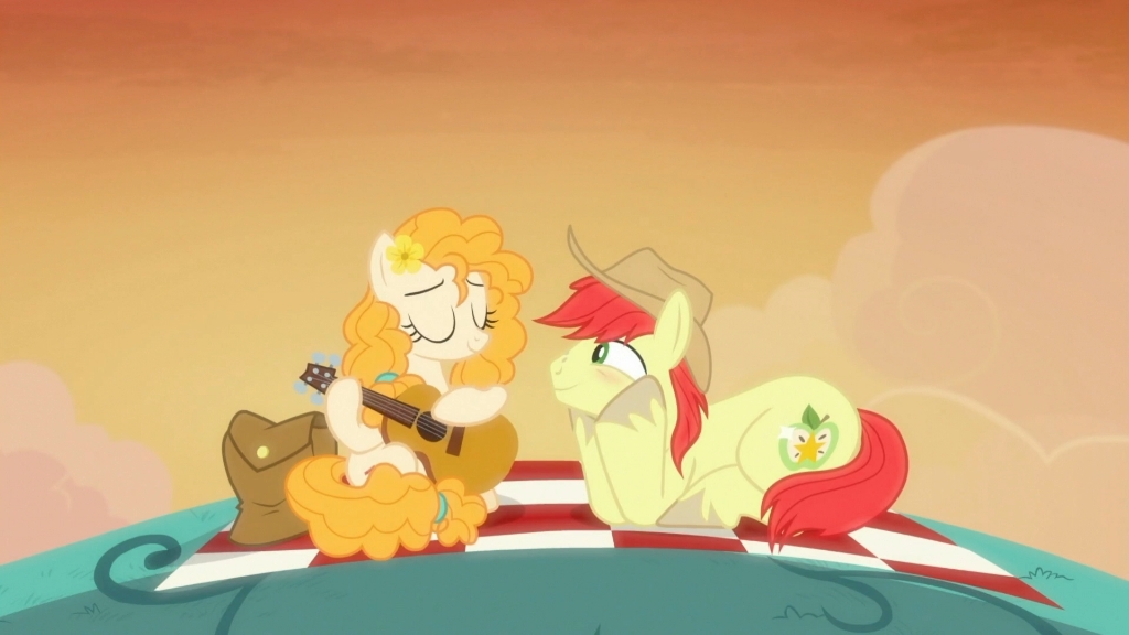 【MLP｜苹梨之恋】他们的爱情就像被繁星眷顾 像彩虹尽头的宝藏一样耀眼