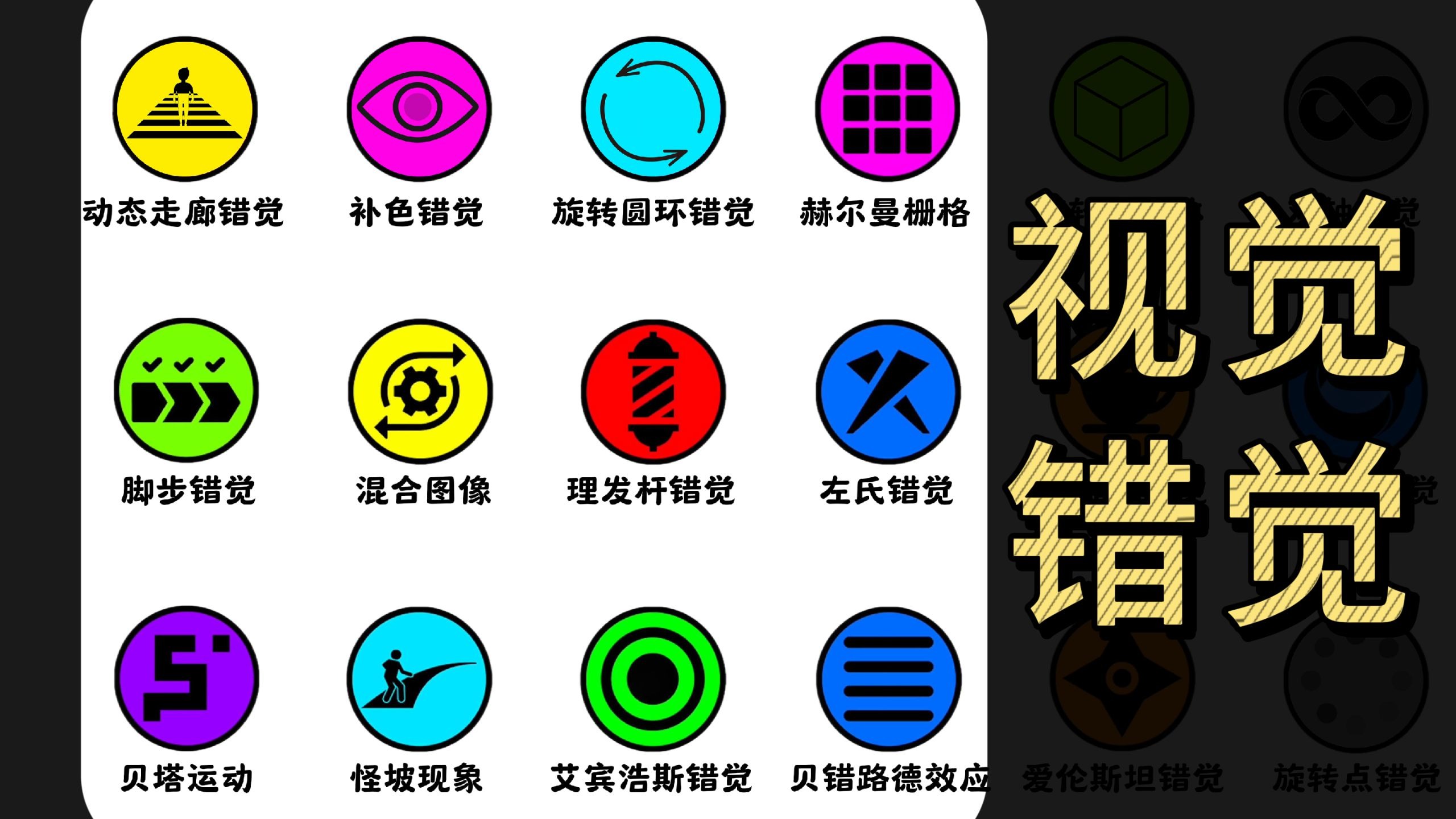 3分钟解释各种视错觉2