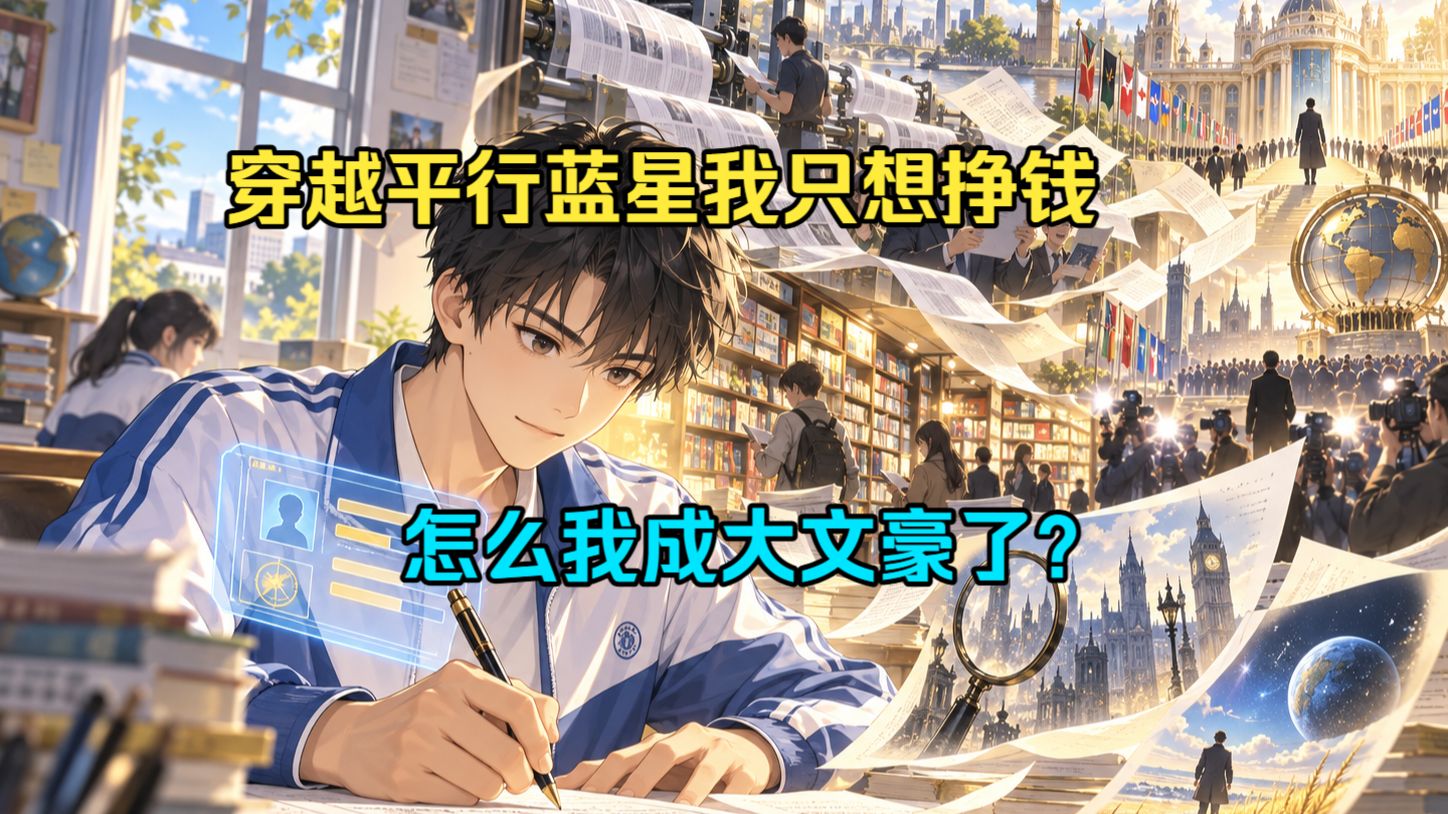 失业后重回17岁，我绑定加点系统，开局写出《福尔摩斯》震动文坛：本想靠名著搞钱，却一不小心成了世界文豪！