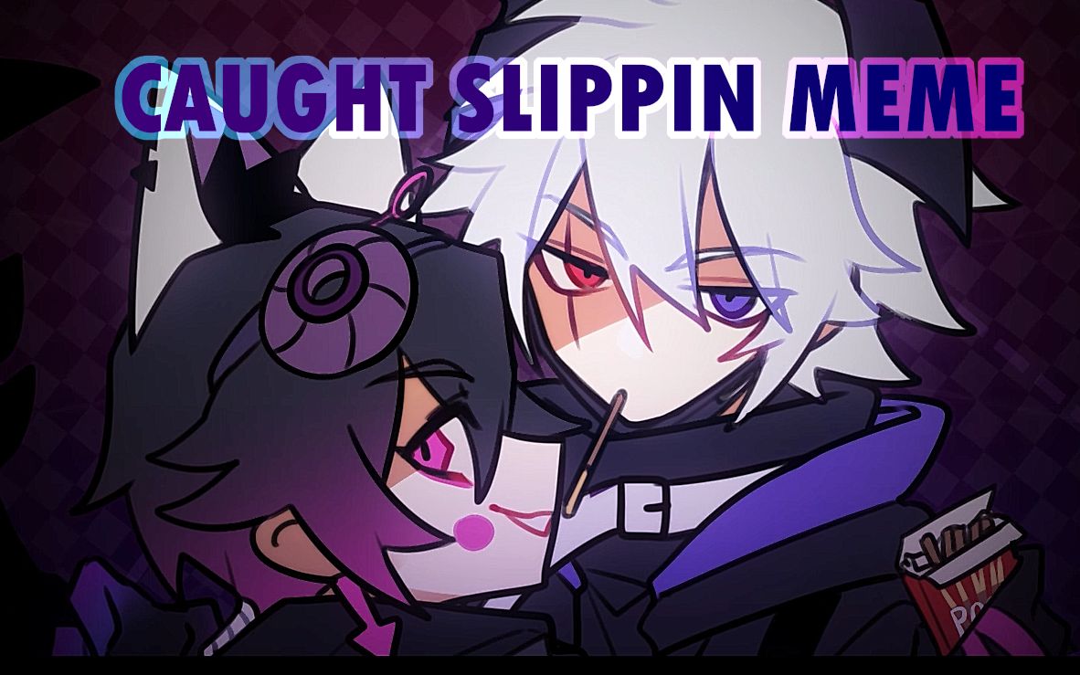 【非人学园】CAUGHT SLIPPIN MEME【鹏钻】