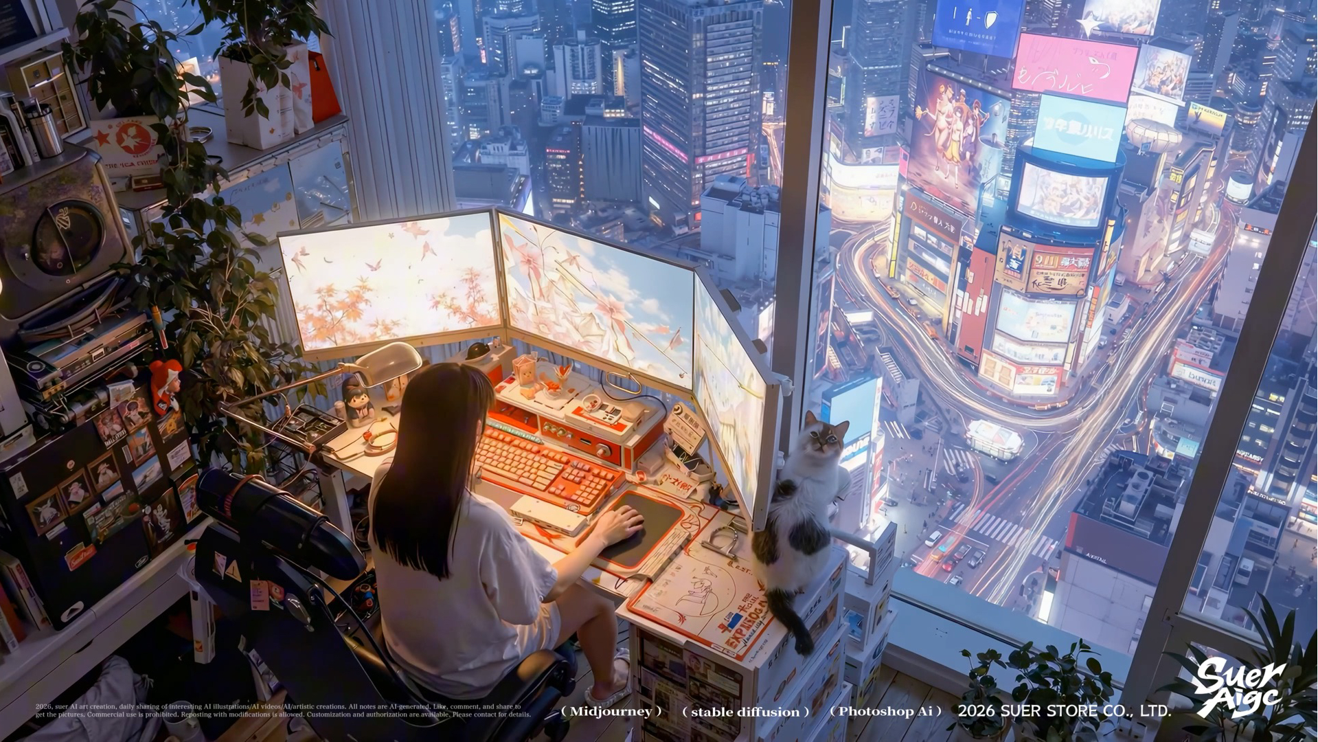 窗外是整座城