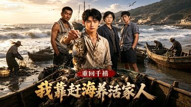 《重回千禧我靠赶海养活家人》 一口气看结局，AI短剧