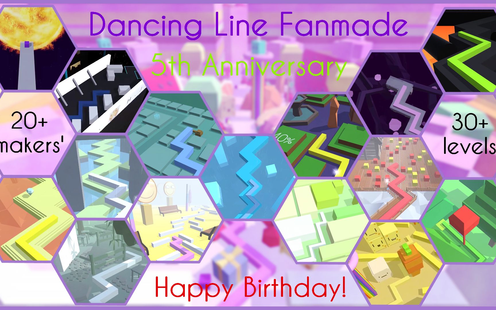 【跳舞的线饭制】五周年 The 5th Anniversary 你能认出多少个DLFM？