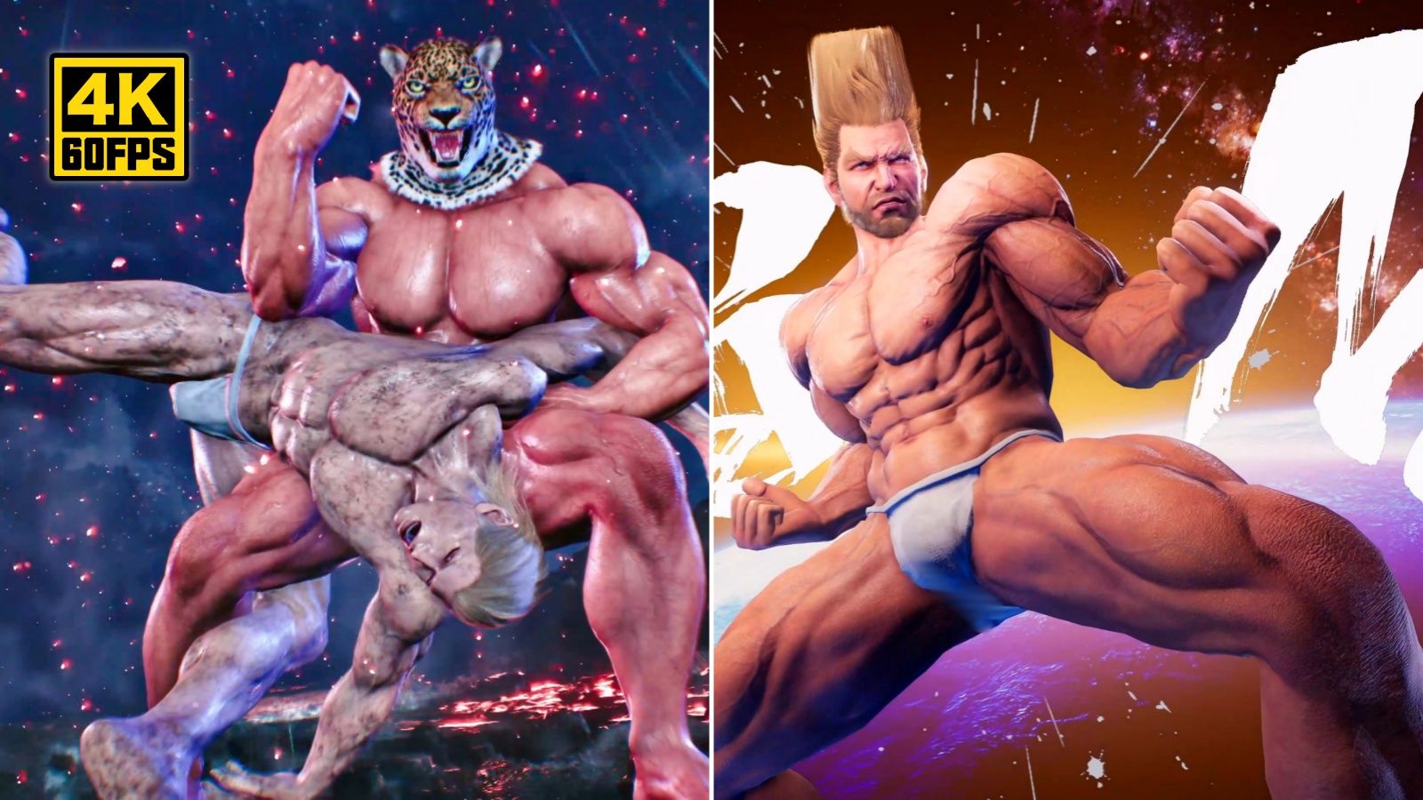 【4K60帧】真男人战斗从不穿的花里胡哨💪👊铁拳8「裈」MOD展示
