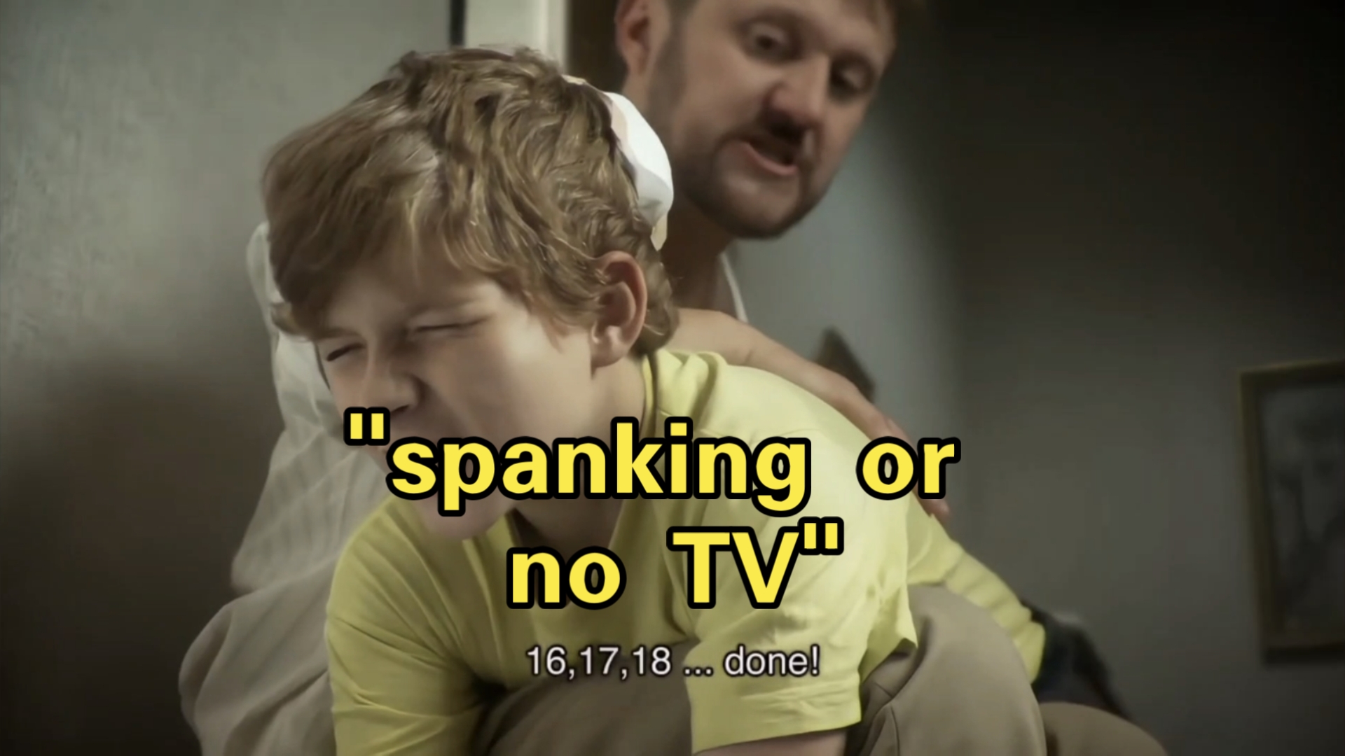 spanking or no TV