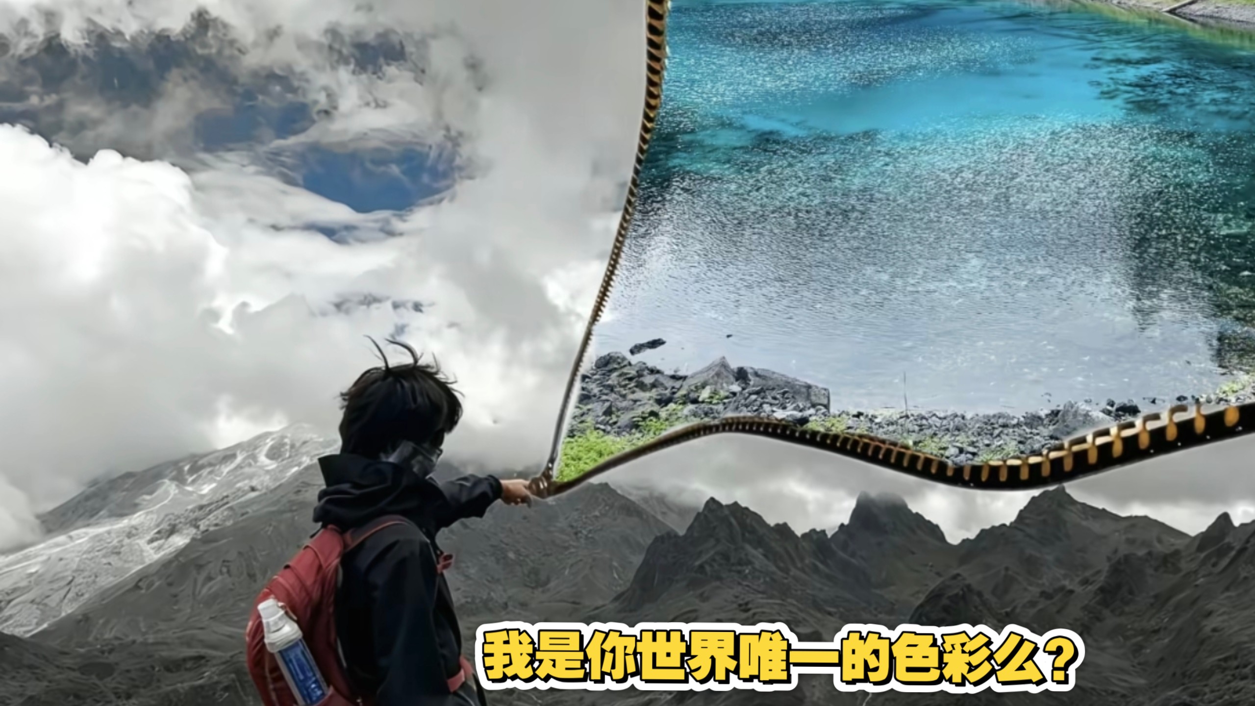 我是你世界唯一的色彩么，创意p图小技巧