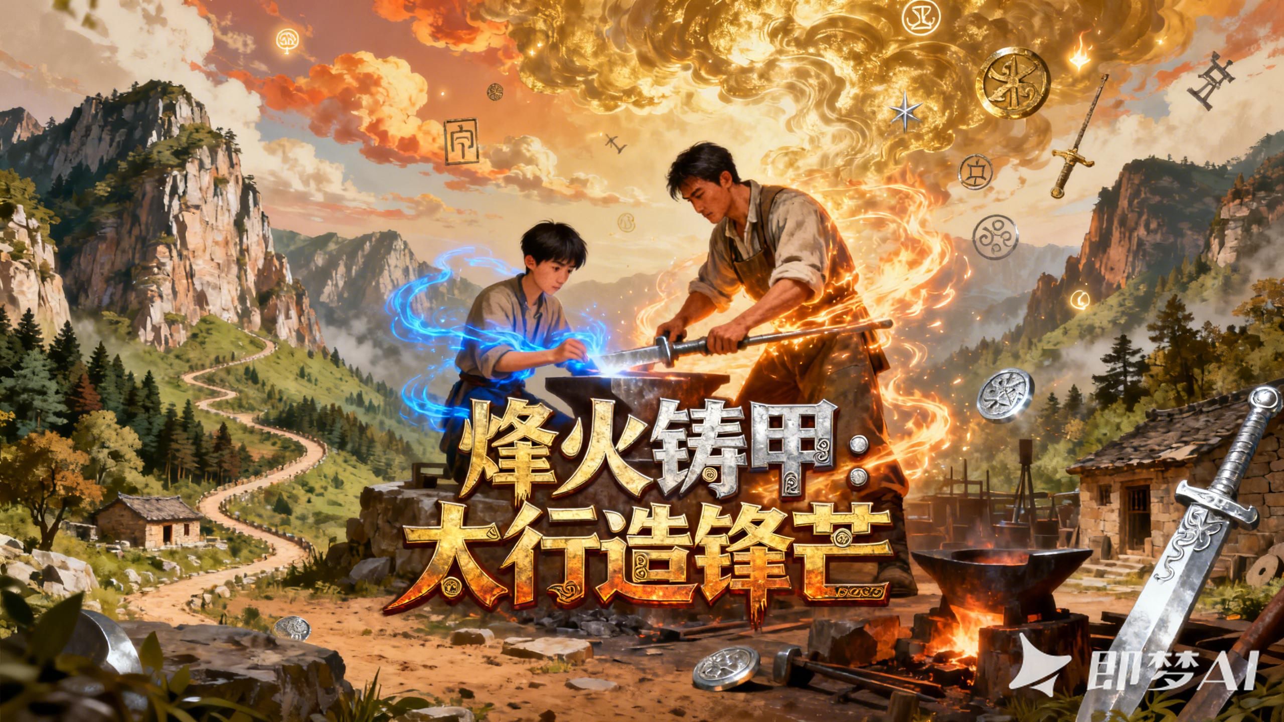 已完结【亮剑同人】《烽火铸甲：太行造锋芒》全本带字幕，AI人声配音，章节可选，一口气听完，连载的会持续更新，各种题材量大管饱放心充电