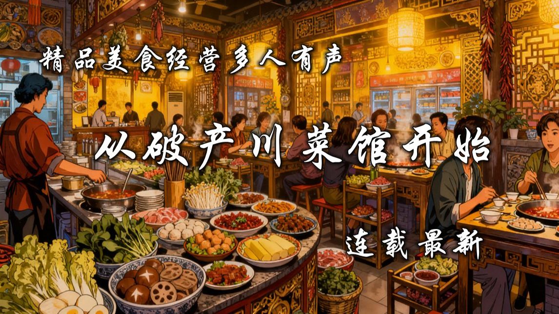 精品美食经营多人有声《从破产川菜馆开始》连载最新