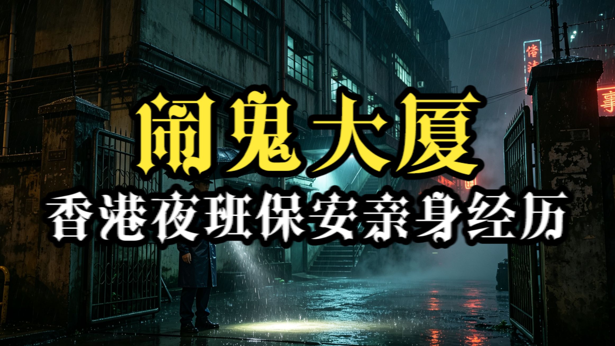 【纯享版】暴雨夜巡查地下车库，水泥封死的墙后，传来女人不停的哭泣敲击声