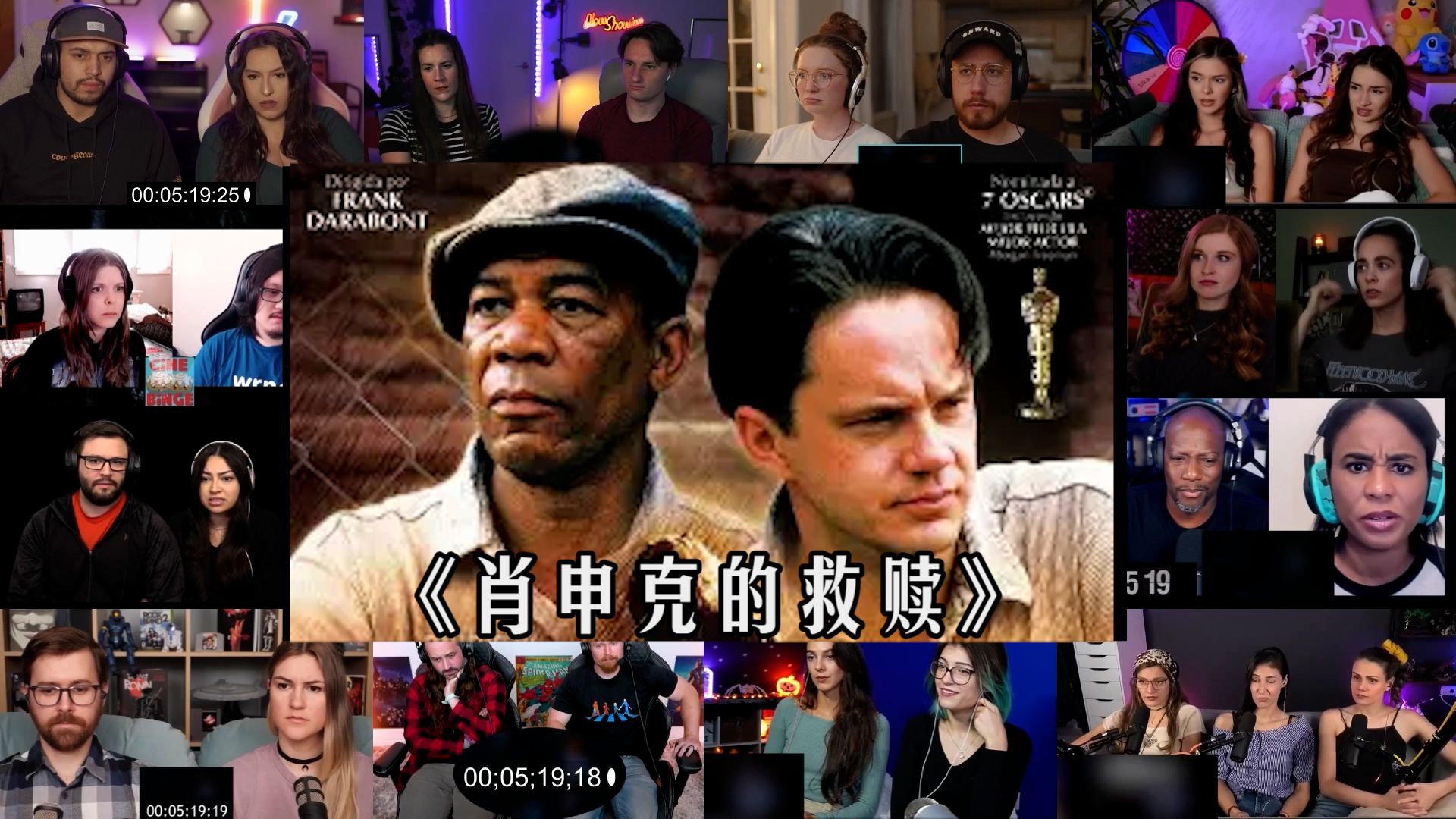 【肖申克的救赎】老外reaction反应，完整版