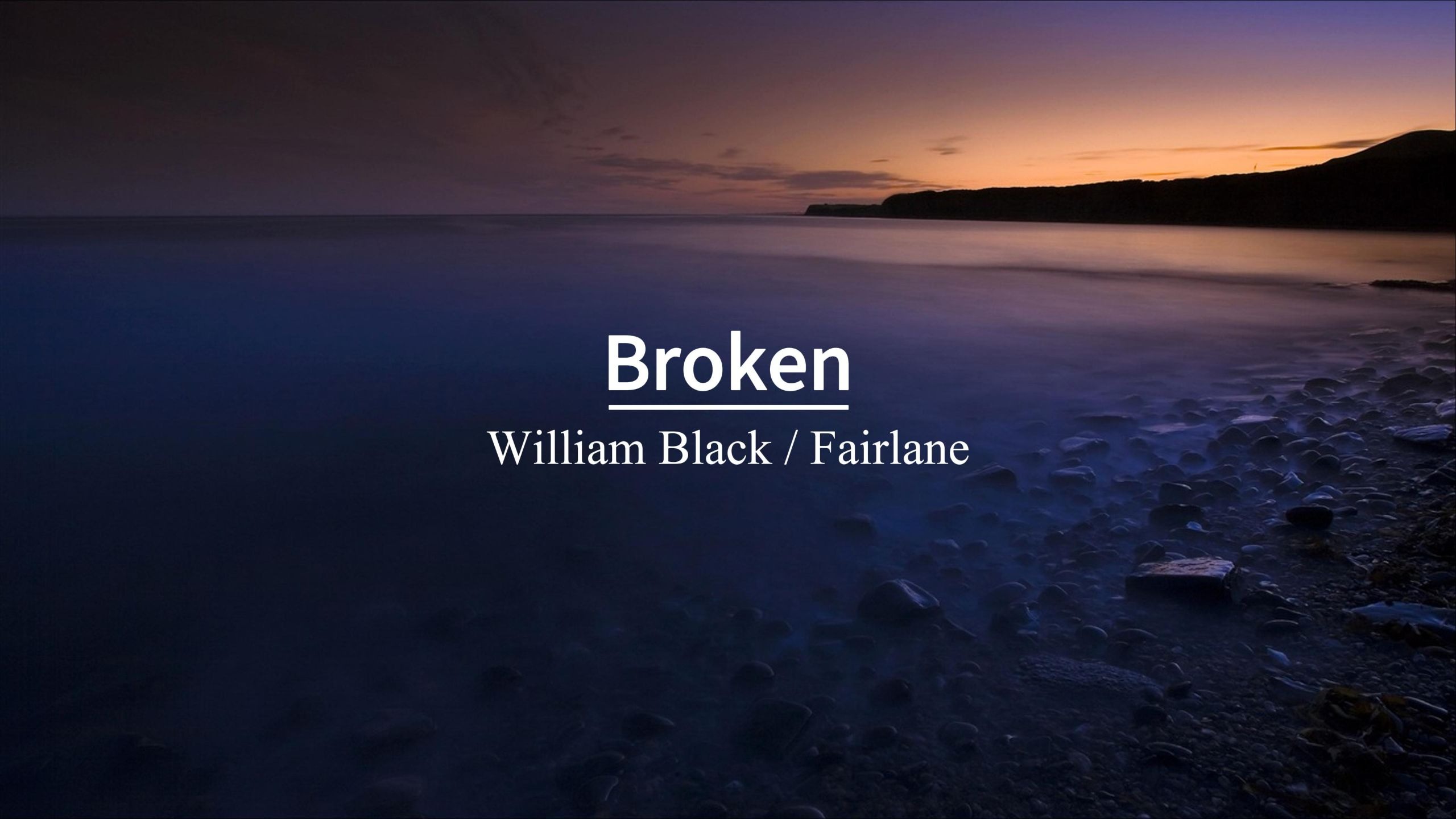 “好听到原地爆炸”《Broken》