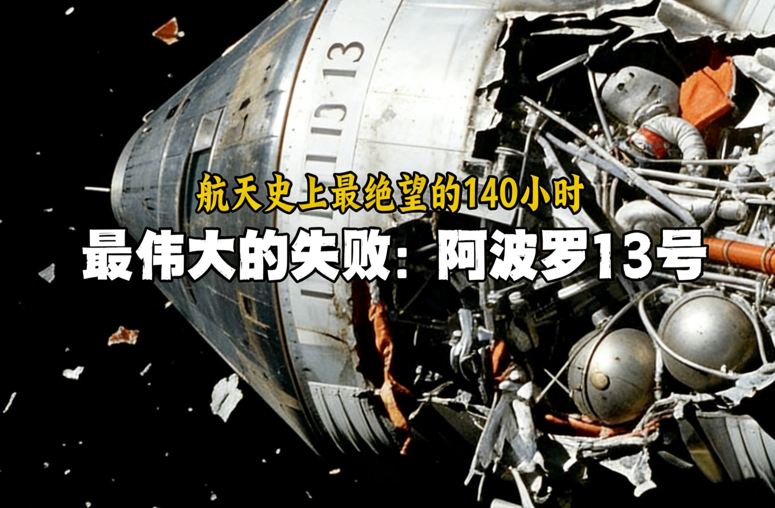 生还率0%？被困太空140小时，阿波罗13号凭什么逆天改命！