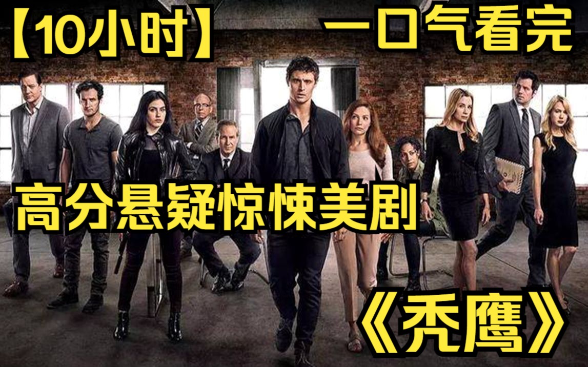 【10小时】一口气看完高分悬疑惊悚美剧《秃鹰》我敢打赌这部剧你肯定没看过！中情局菜鸟陷惊天阴谋，女杀手让人恨不起来！